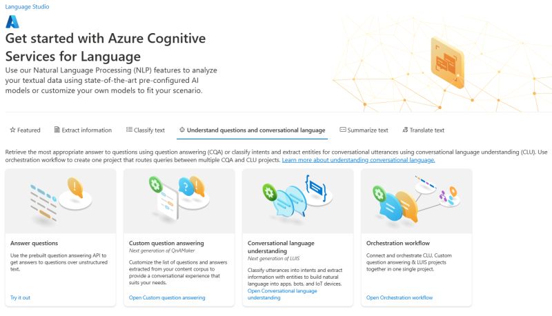 Easily Learn Conversational Language Understanding Clu In Azure Ai Language Studio - Download Perfect Minimal Illustration | Desktop